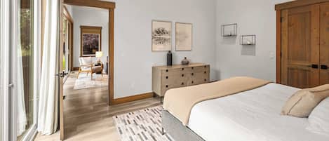 2 bedrooms, iron/ironing board, travel crib, WiFi
