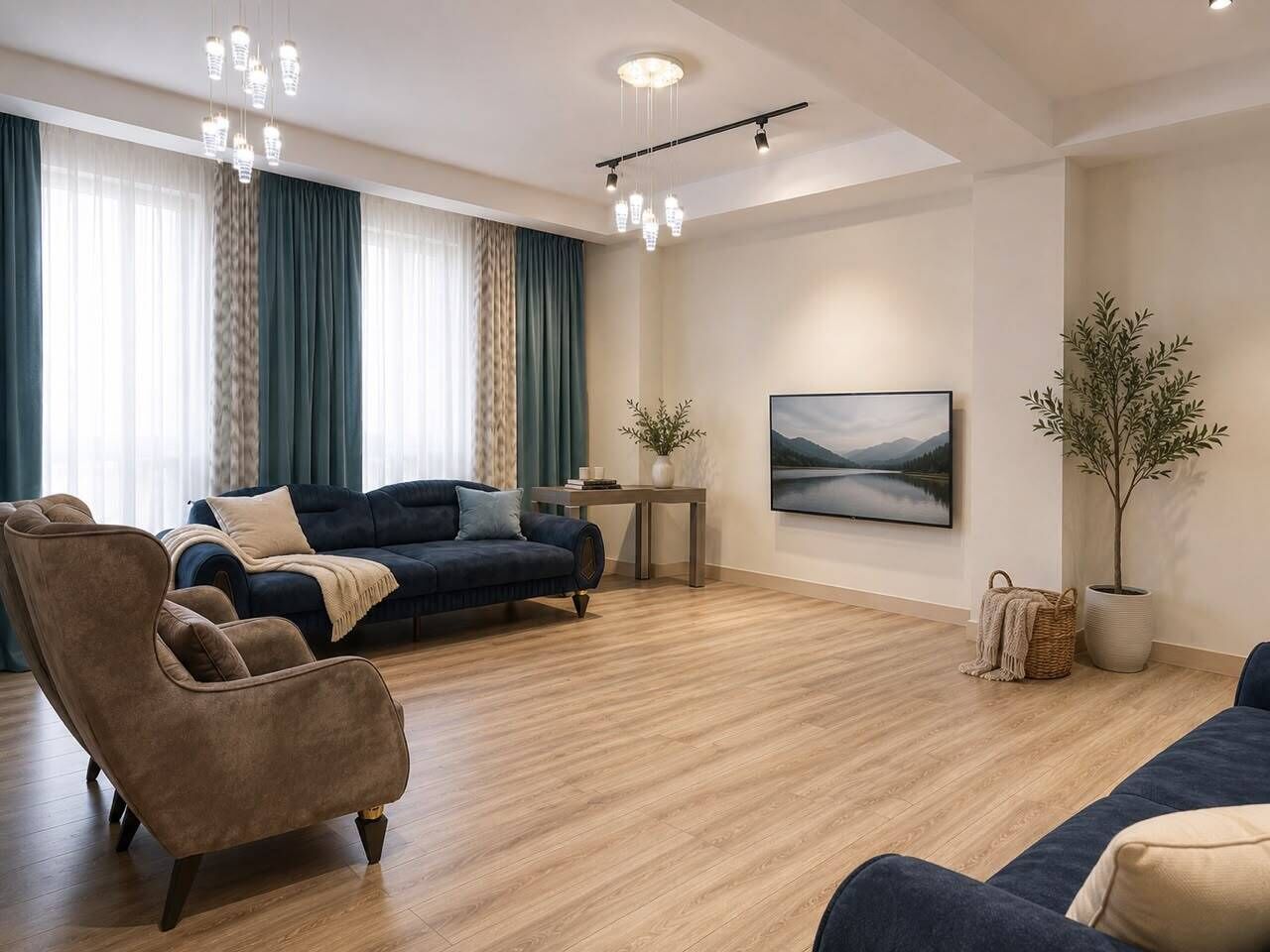Apartamento Confort, Aire acondicionado, vistas a la ciudad | Zona de estar