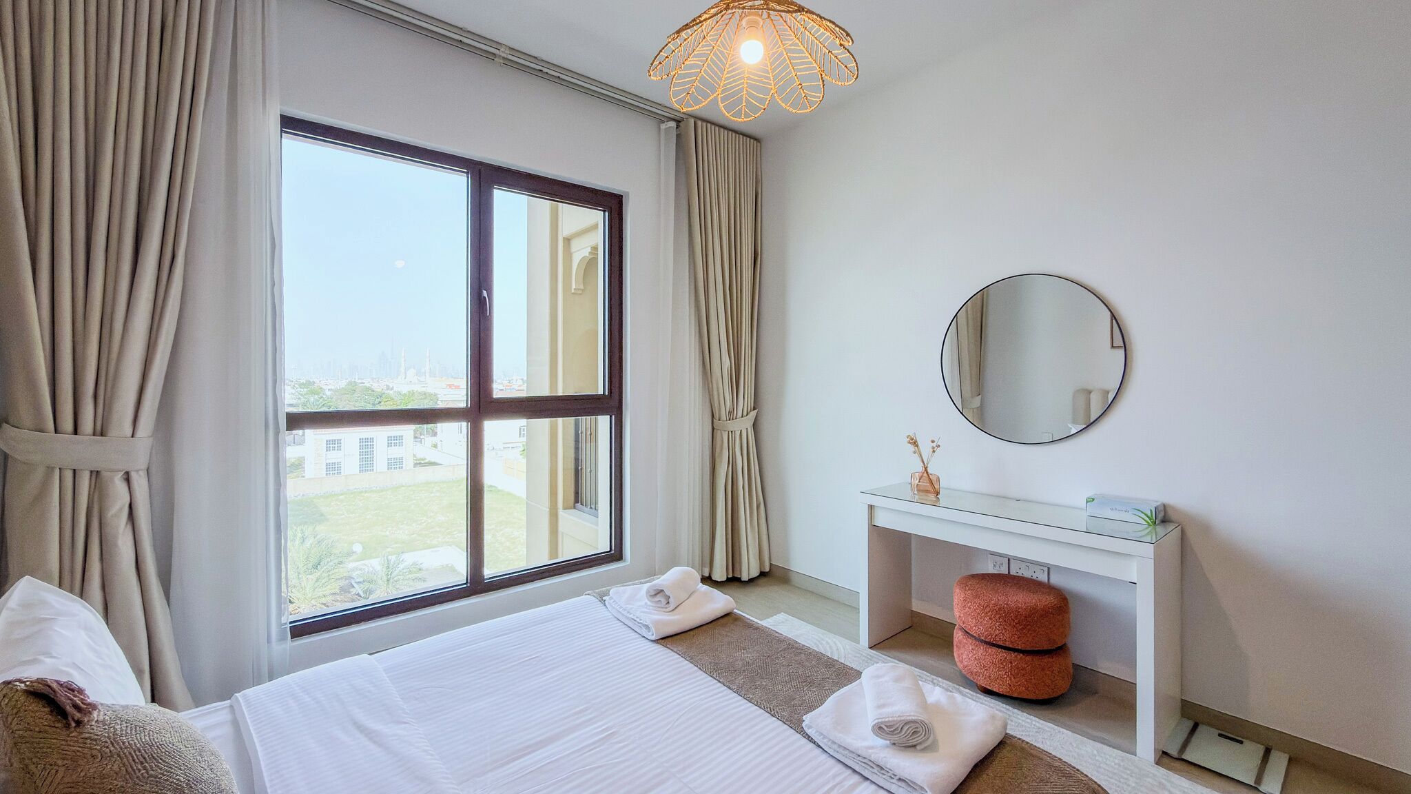 Apartment, Balkon, Stadtblick
