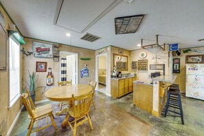 Dining - Shared BBQ Area & Pool! Cozy Home in Lake Charles (Lake Charles)