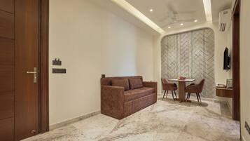 Habitación Deluxe doble | Zona de estar