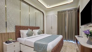 WiFi (free), bed sheets - Hotel Golden Place 325E (Gurugram)