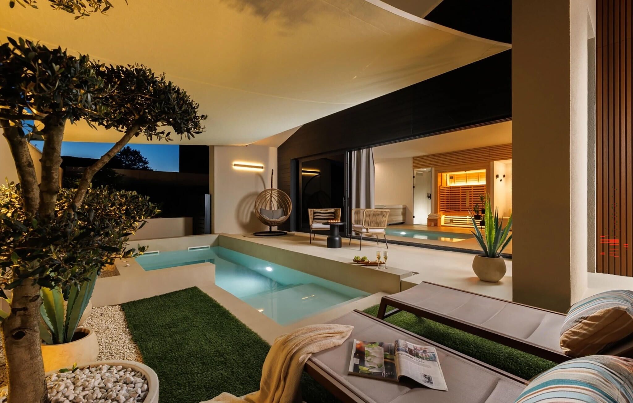 Piscine chauffée