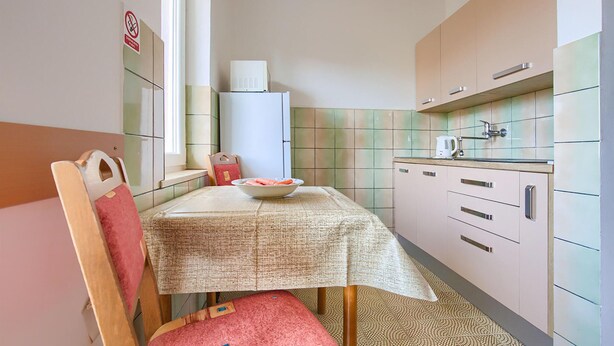 Fridge, microwave, stovetop, cookware/dishes/utensils - Lovely apartment in Pula with WiFi (Pula)