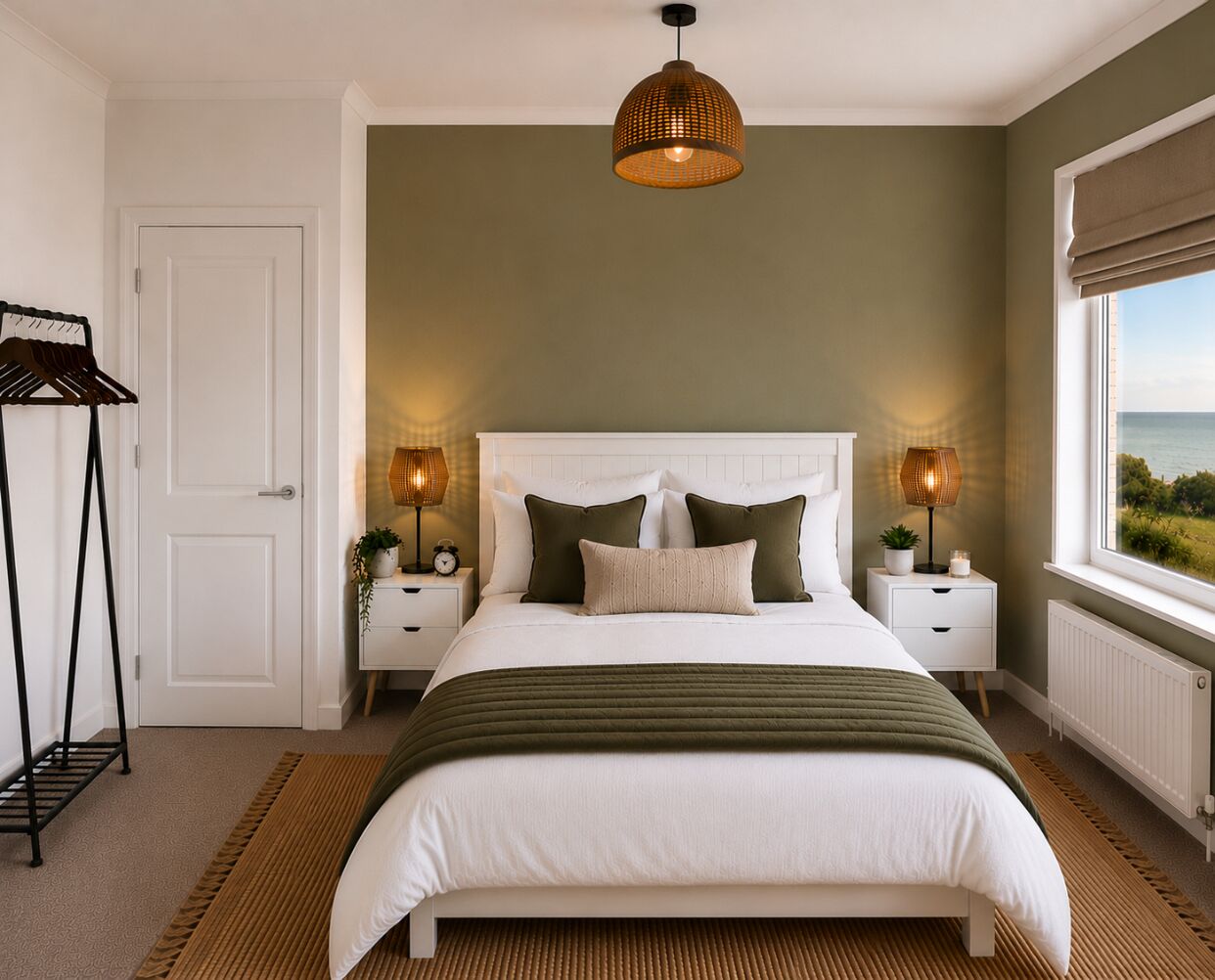 1 bedroom, bed sheets