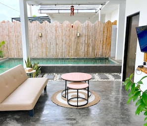 Living area - Altura Esthetic Villas (Batam)