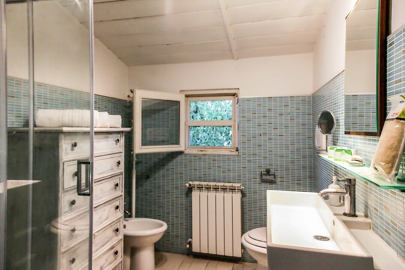 Haartrockner, Handtücher