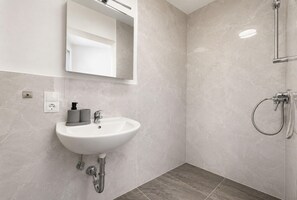 Shower, hair dryer