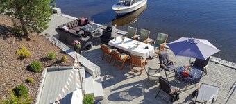 Lovely home in Eina with house sea view