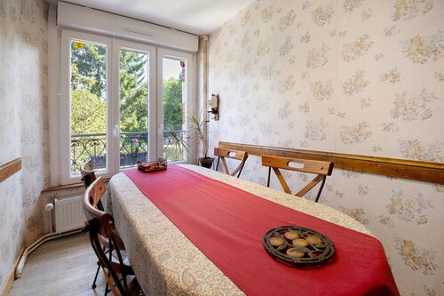 Chambre d’hôtes La Prairie De Vassy 14 - Chausey avec terrasse partagée, Wi-Fi et climatisation