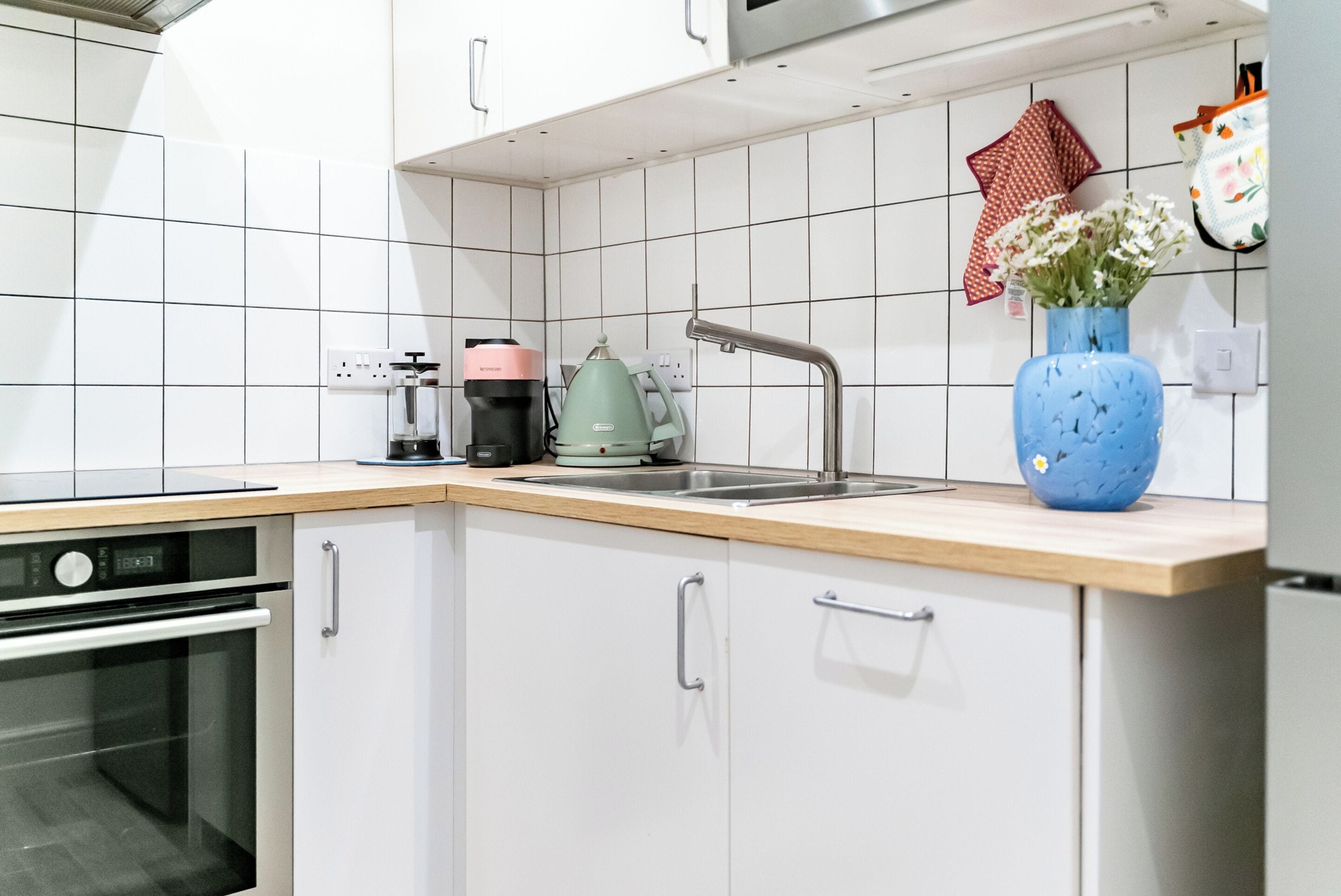 Leilighet – city, 1 dobbeltseng, ikke-røyk, bakgårdsutsikt | Eget kjøkken | Espressomaskin, kaffetrakter/tekoker, vannkoker og brødrister