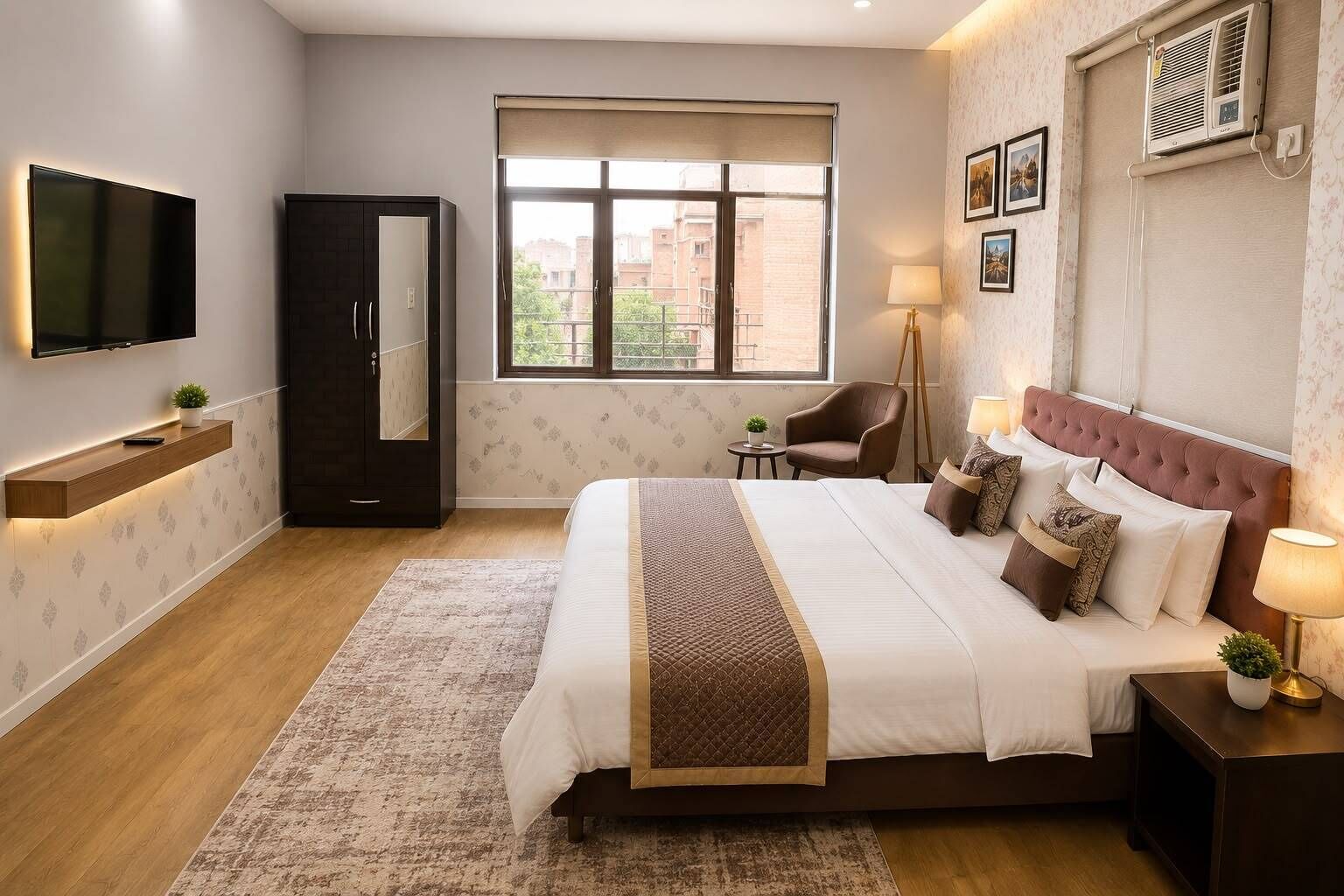 Deluxe Double Room | In-room safe, soundproofing, free WiFi
