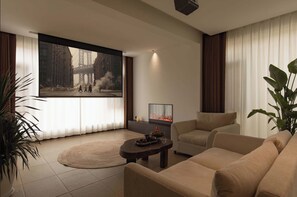 Standard-Suite, Stadtblick | Wohnzimmer