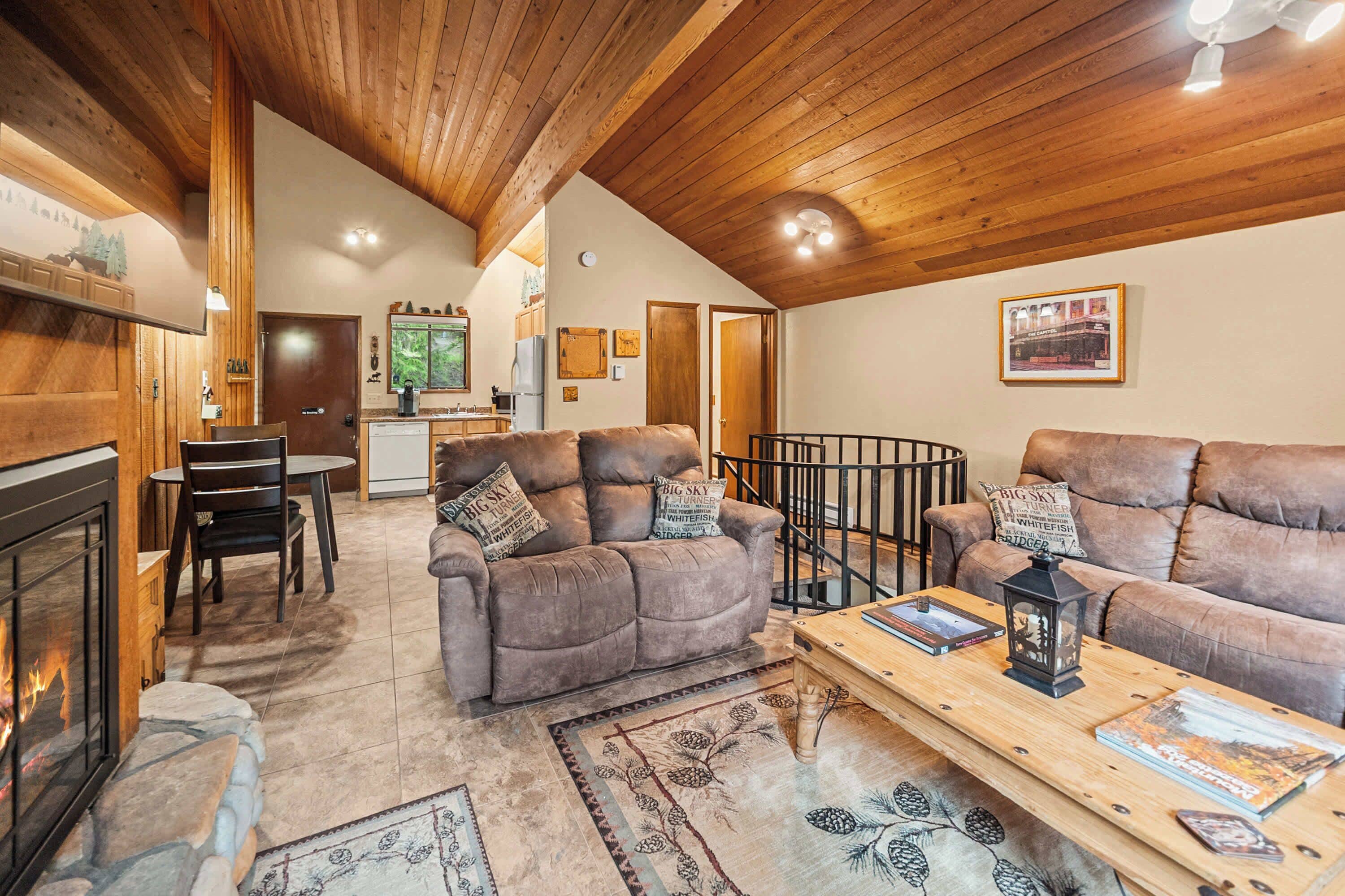 聯排別墅, 多張床, 山景 (Limber Pine Townhome) | 客廳