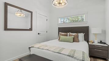 Desk, iron/ironing board, travel crib, WiFi (free)