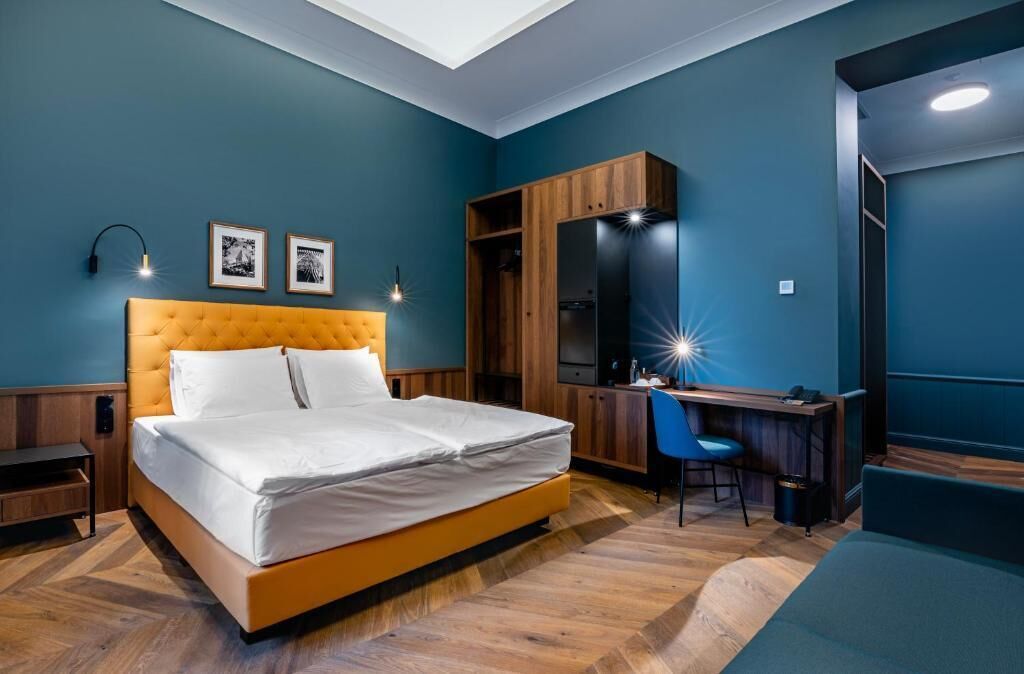 Habitació doble executiva | Caixa forta a l'habitació i cortines opaques 
