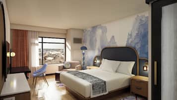 In-room safe, desk, iron/ironing board, WiFi (free)