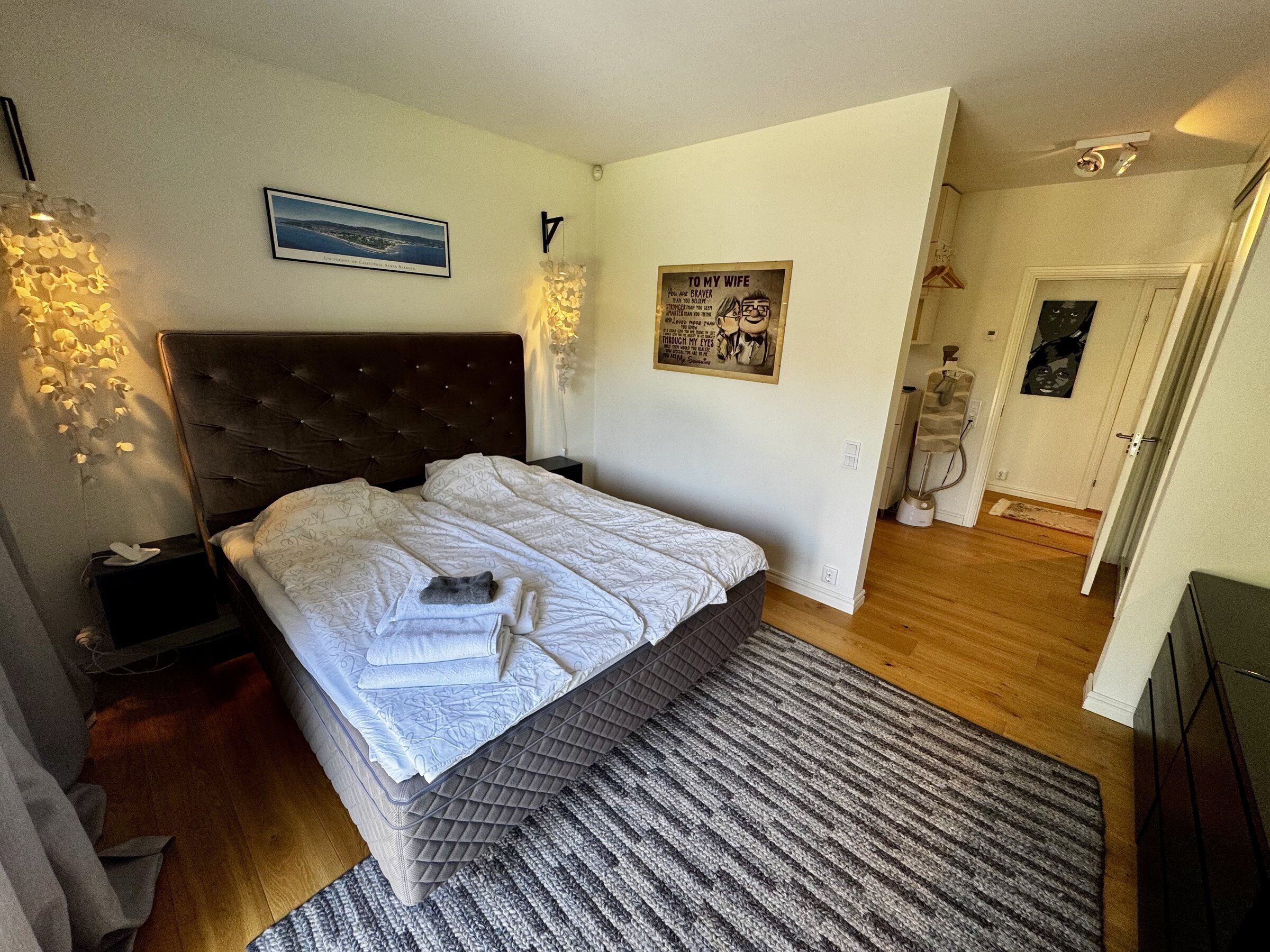 5 makuuhuonetta, silitysrauta/-lauta, Wi-Fi, vuodevaatteet