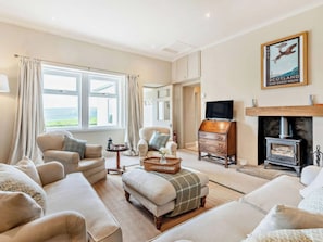 Living area - Upper Hillside Cottage (Blairgowrie)