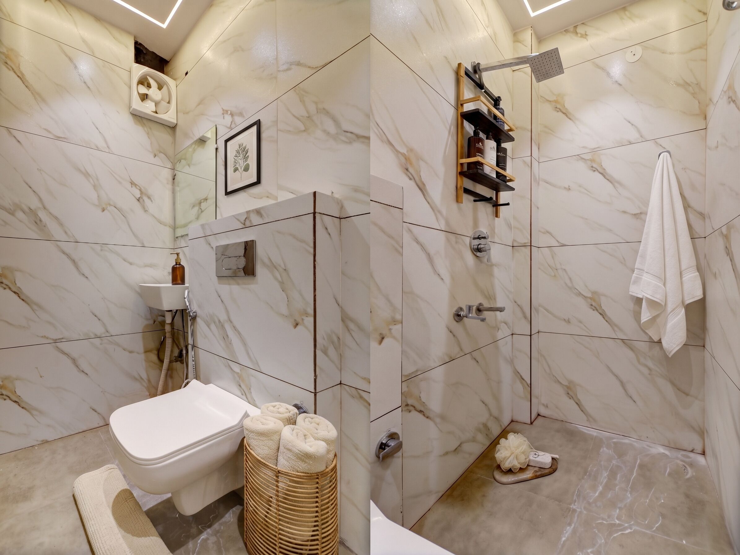Suite, 1 cama King size, para fumadores, baño privado | Baño | Amenidades de baño gratuitas, pantuflas, toallas, jabón 