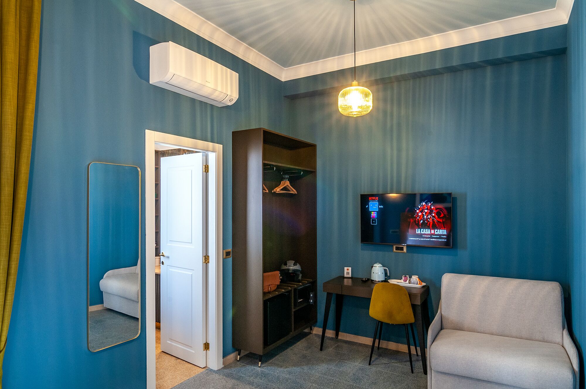 Family Triple Room, Multiple Beds, Balcony, Courtyard View | In-room safe, desk, blackout drapes, soundproofing