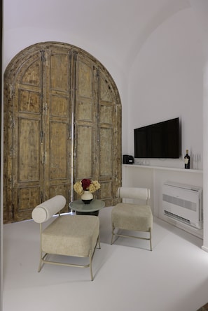 Chambre Double Exclusive, balcon | Coin séjour