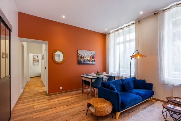 Living area - Le Discret de Charles - Calme & Confort (Nancy)