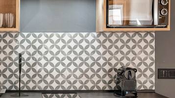 Studio | Private kitchen | Fridge, microwave, stovetop, dishwasher