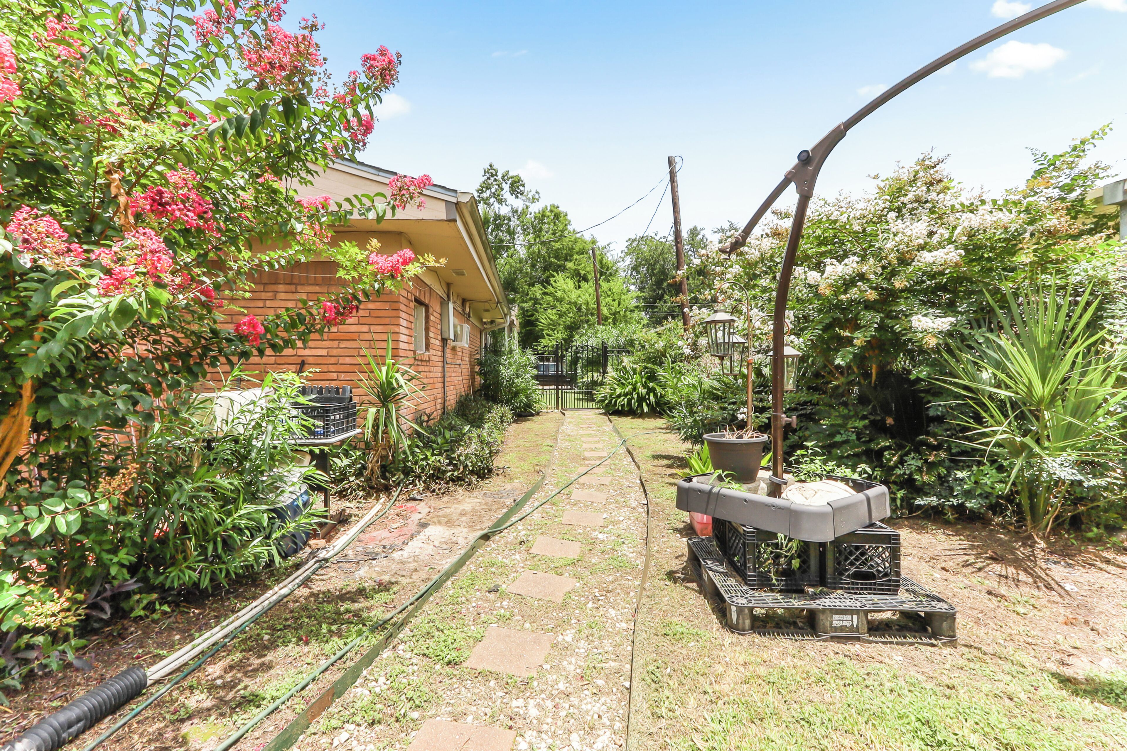 Casa, vista al jardín | Áreas de la propiedad