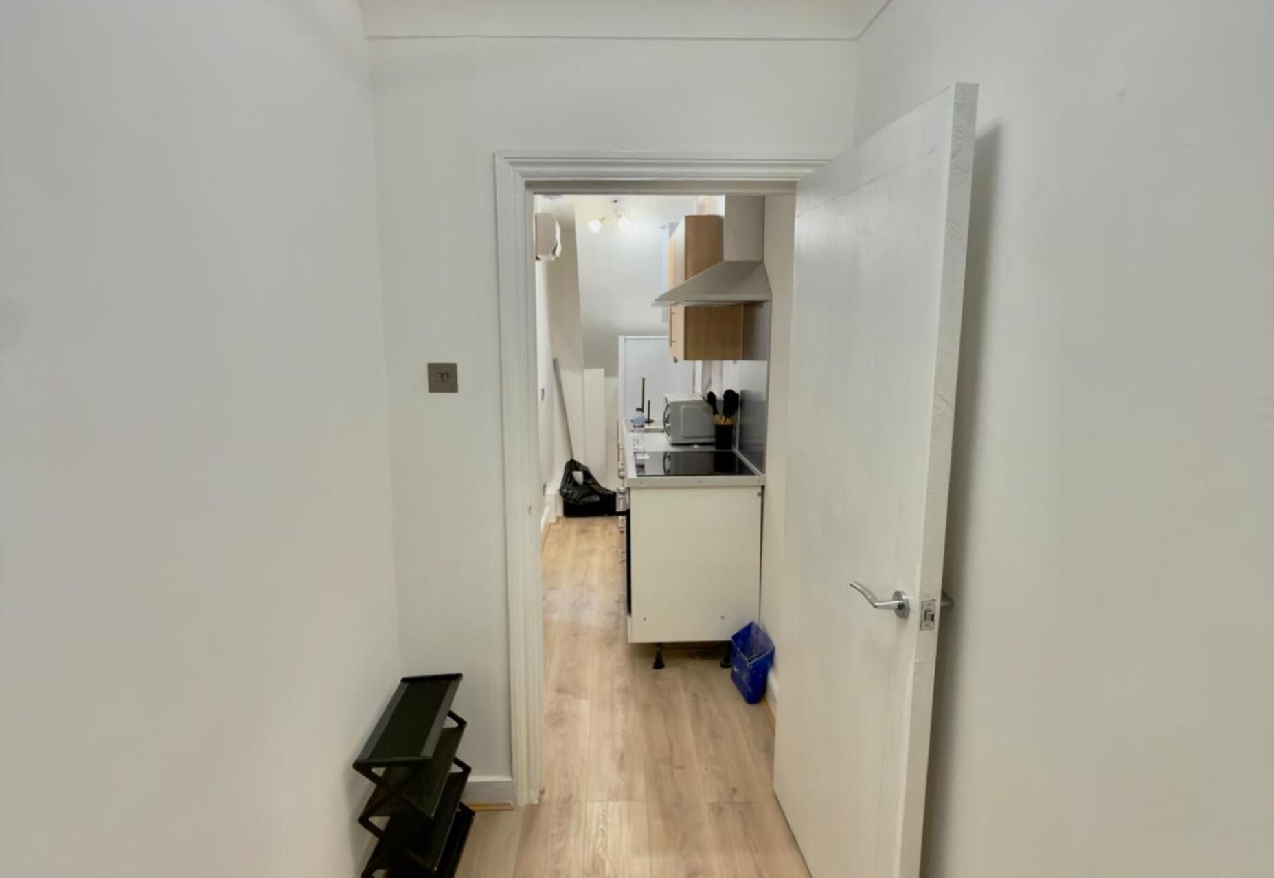 Fridge, microwave, oven, electric kettle