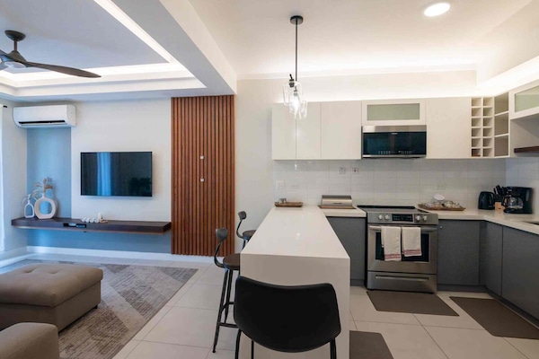 Apartamento, patio | Cocina privada