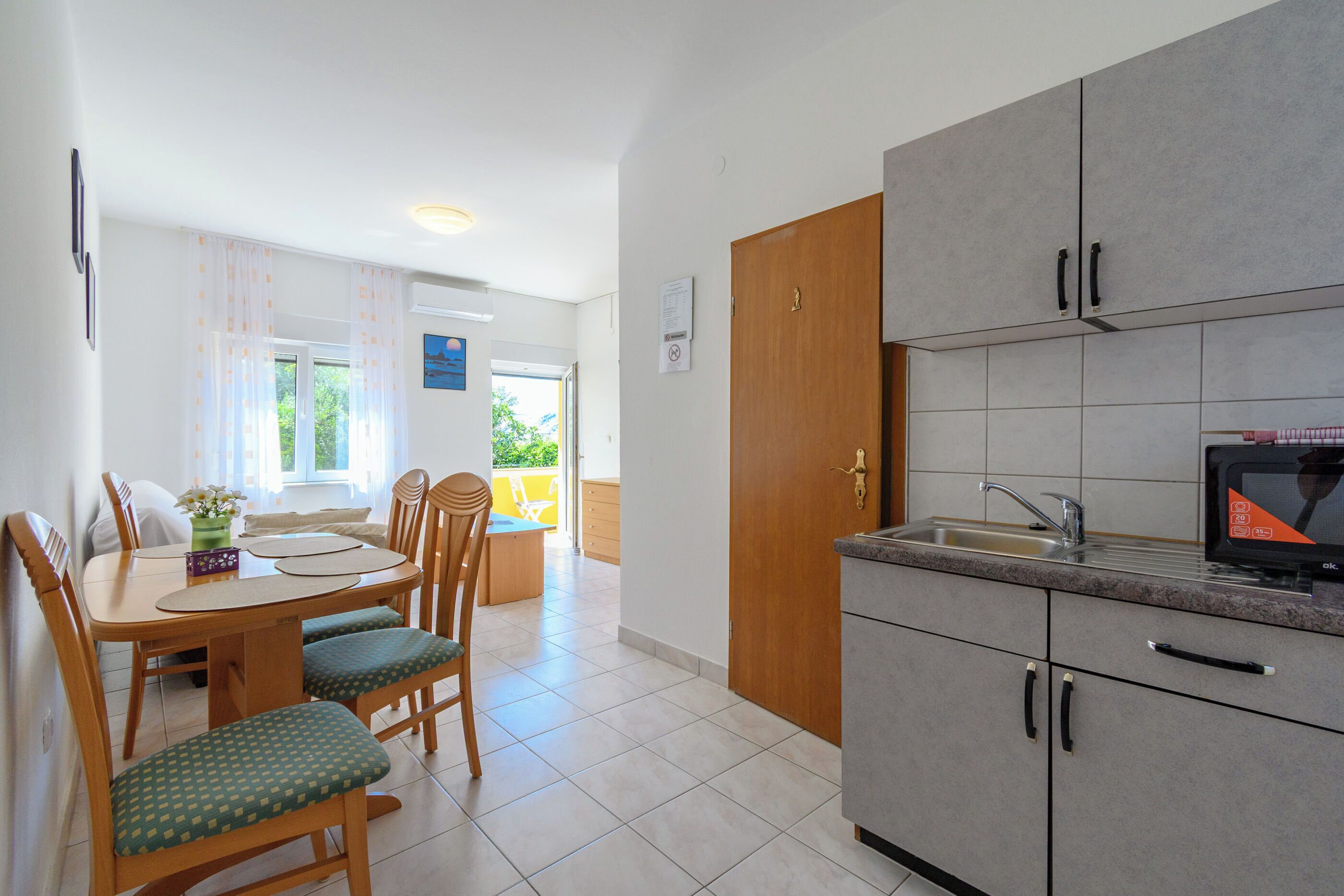 Apartment (A3) | Private kitchen | Espresso maker, fridge, stovetop, electric kettle