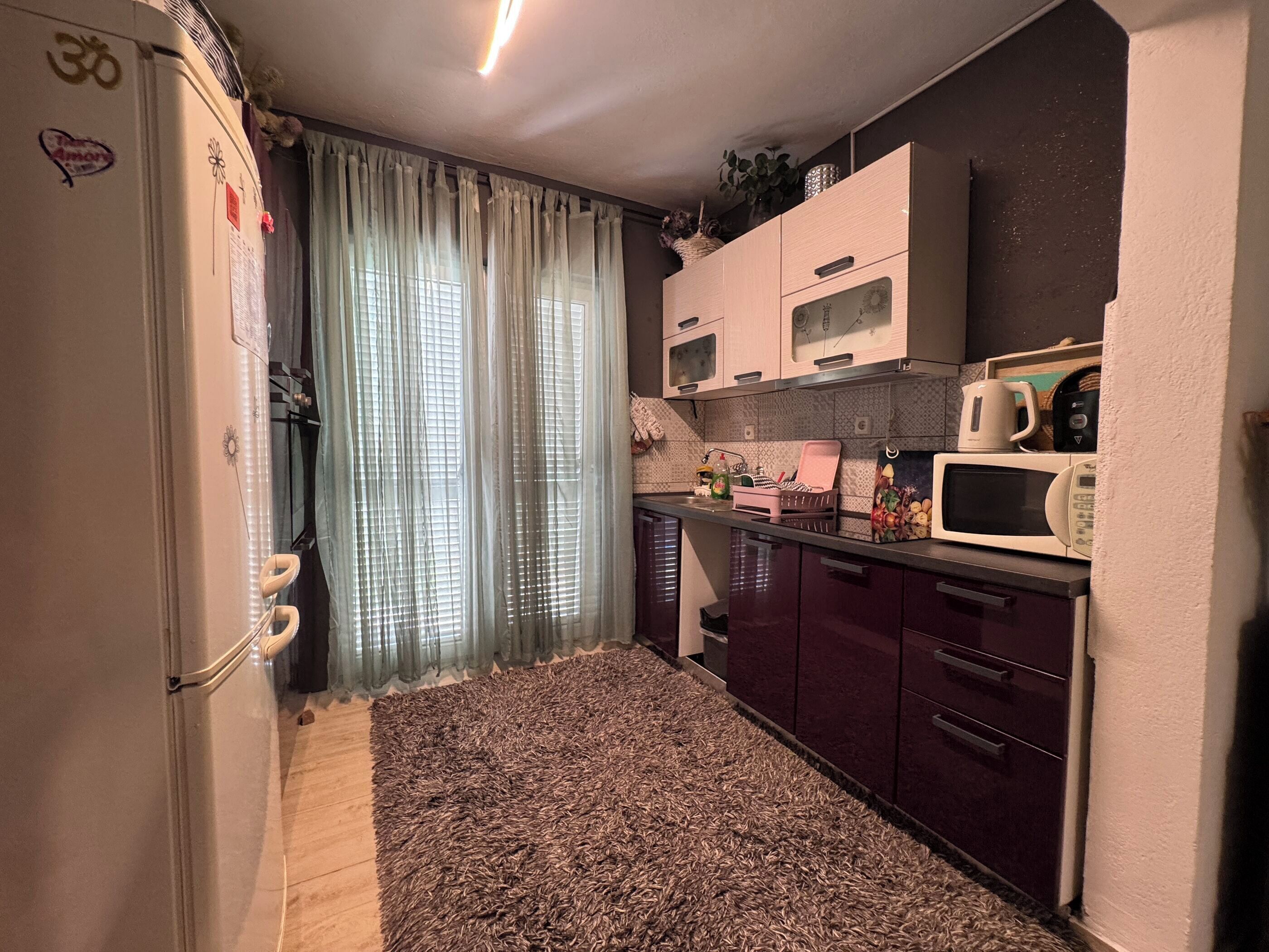 Apartment (A1) | Private kitchen | Espresso maker, fridge, microwave, oven