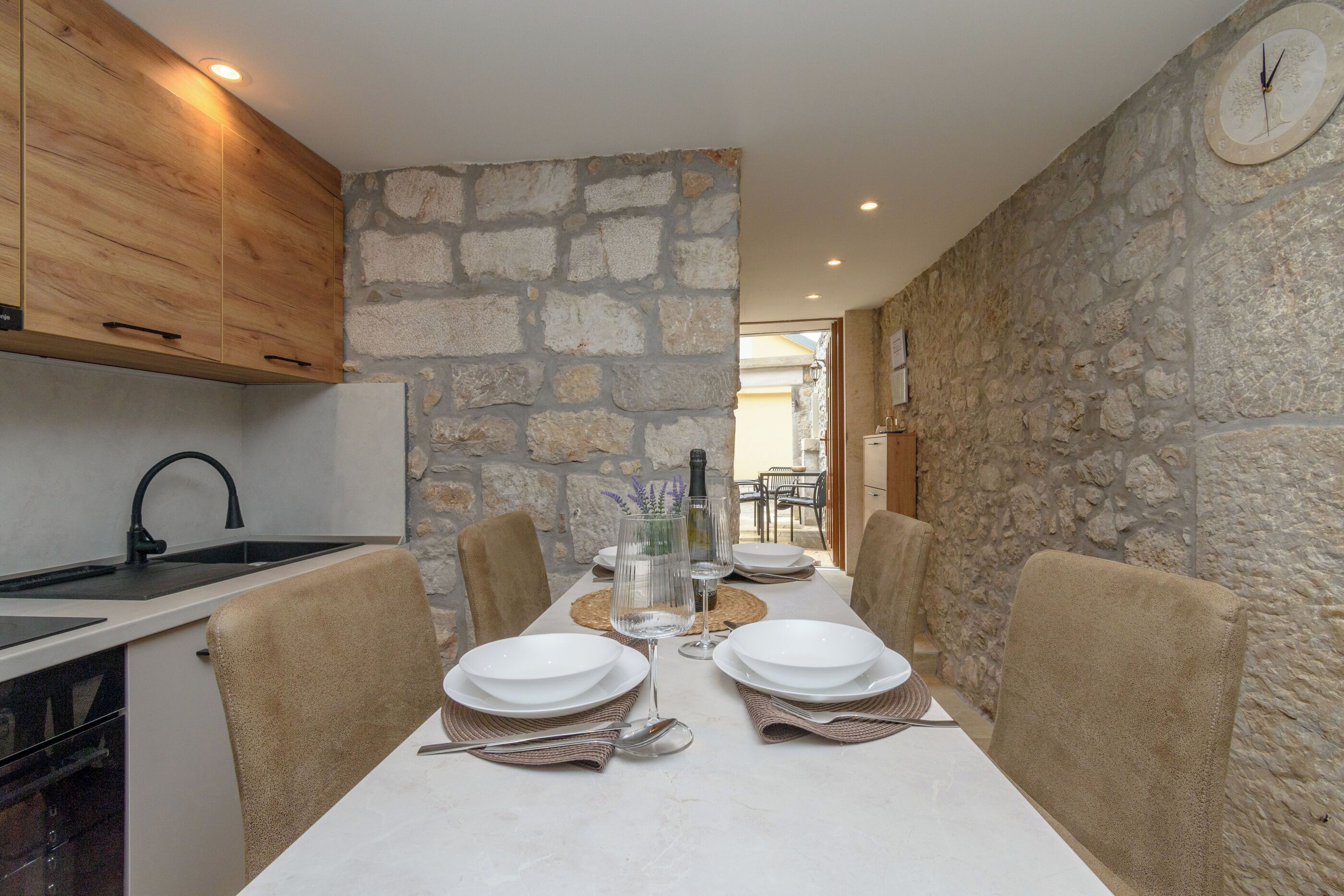 Casa | Cocina privada | Cafetera de espresso, refrigerador, horno y parrilla de estufa 