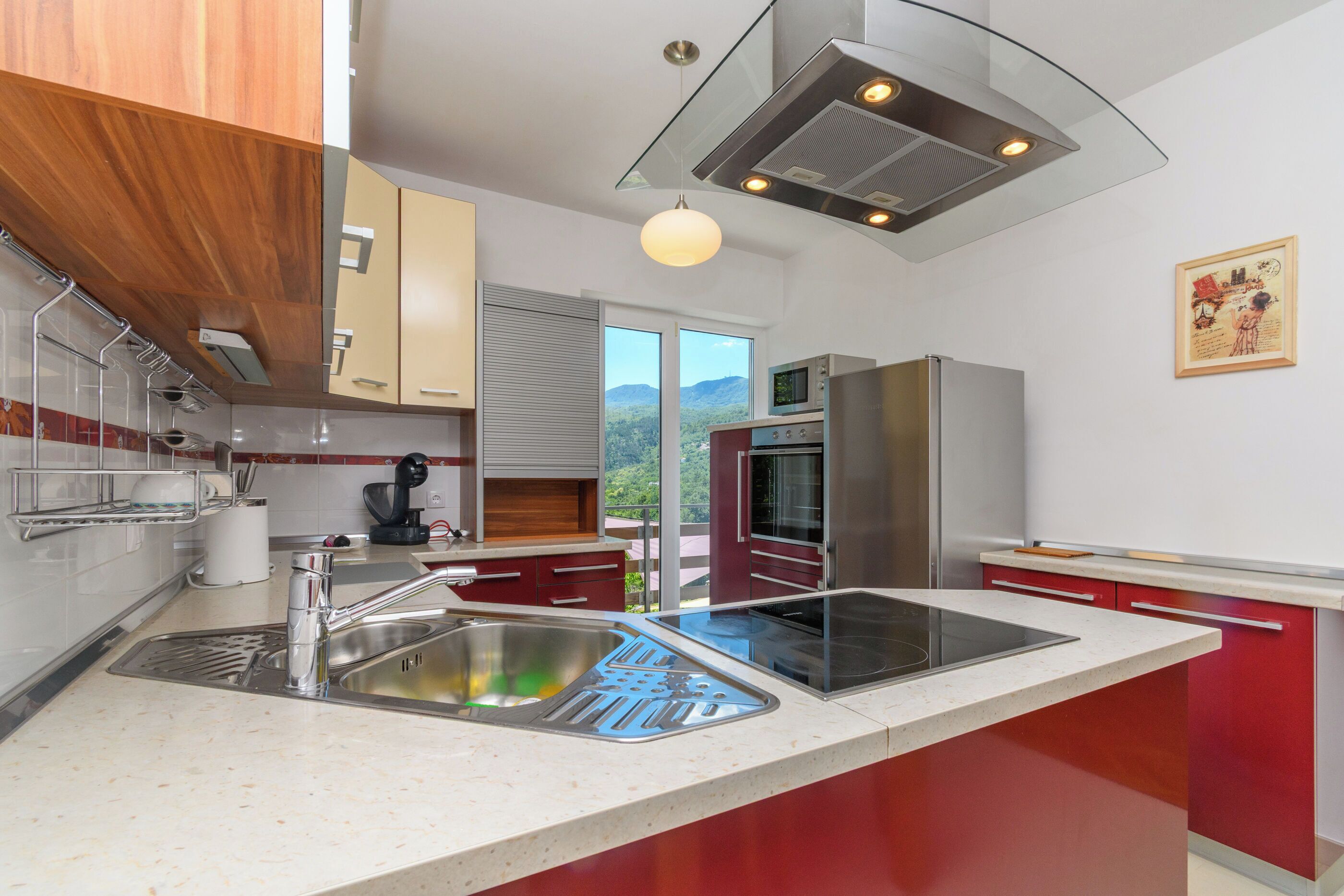 Apartment (A1) | Eigene Küche | Espressomaschine, Kühlschrank, Mikrowelle, Ofen