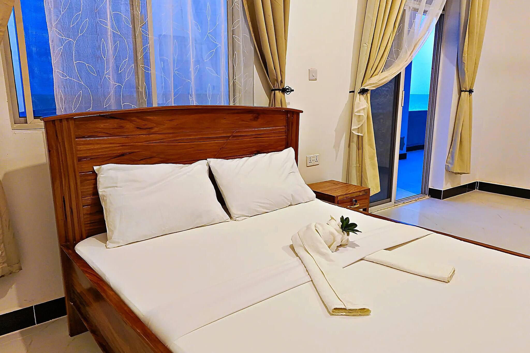 아파트, 침실 2개, 발코니, 바다 전망