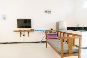 Appartement, 1 chambre, accessible aux personnes à mobilité réduite, vue sur l’océan | Commodité de la chambre