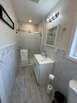 Hair dryer, towels, soap, toilet paper - Cozy 2DR Apartment — Near Downtown Schenectady & Union College (Schenectady)