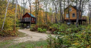 Exterior - Luxury Treehouse with Soaking Tub near White Mountain National Forest, Stoneham, Maine (Stoneham)