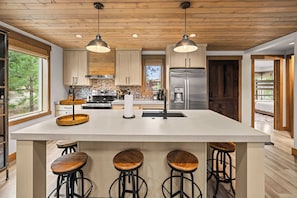 Cabin, Multiple Beds, Mountain View (Wilderness Club Park) | Private kitchen - Wilderness Club Park Cottage (Eureka)