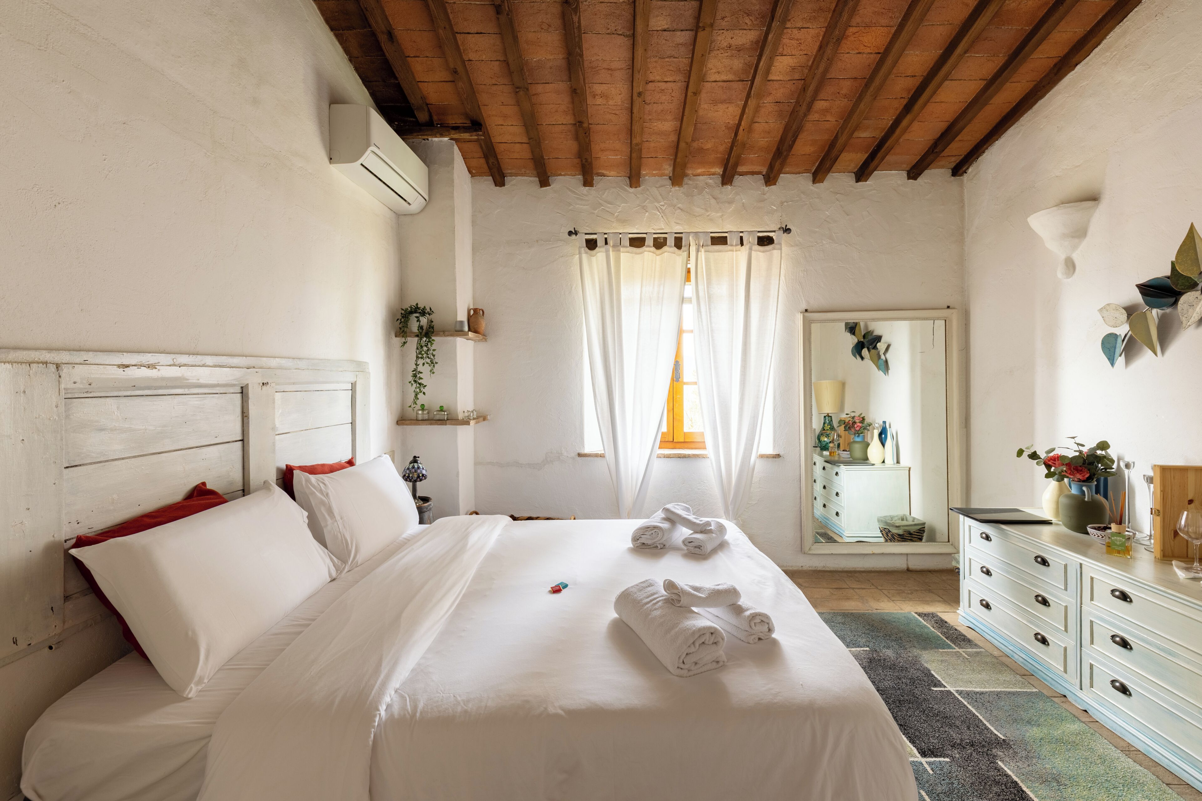 Chambre économique double, vue sur le jardin | Accès au Wi-Fi (inclus)