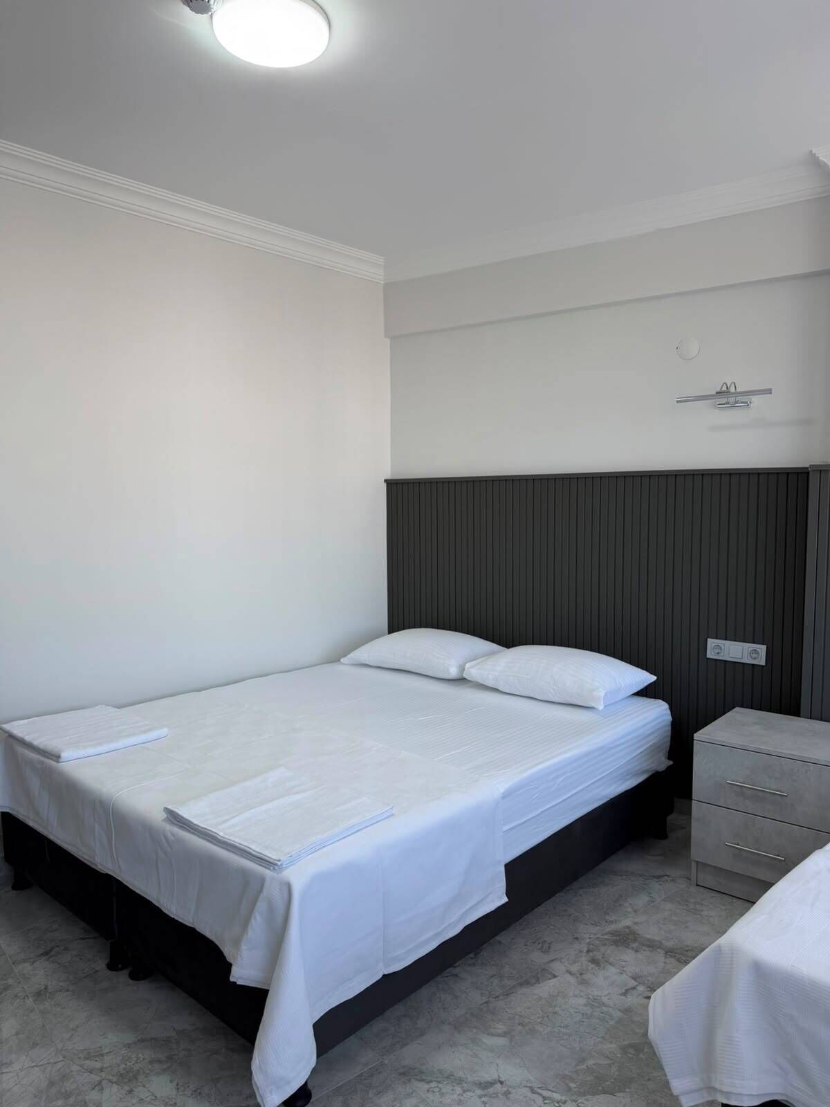 Desk, blackout curtains, iron/ironing board (on request), free WiFi