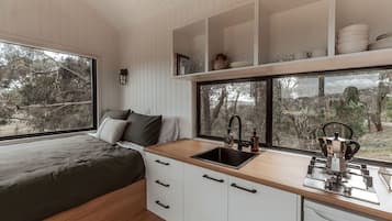 1 habitación y escritorio