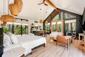 Unclassified image, 2 of 50, button - Tranquil Modern Cabin with Friendly Farm Animals & Pond Views Near Cedar Creek, Texas (Cedar Creek)