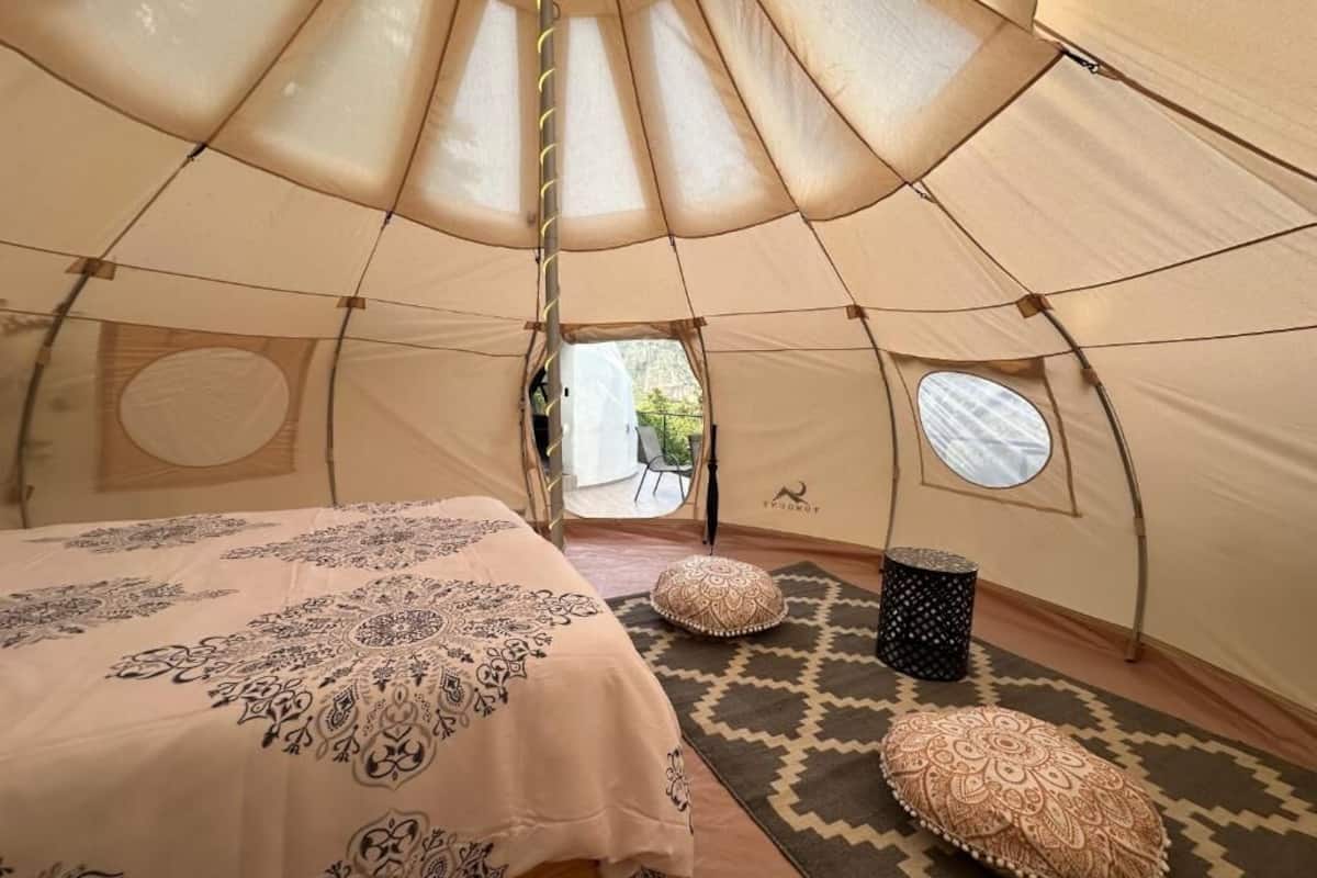 Habitación de diseño doble, Se admiten mascotas, vistas a la montaña | Wifi gratis