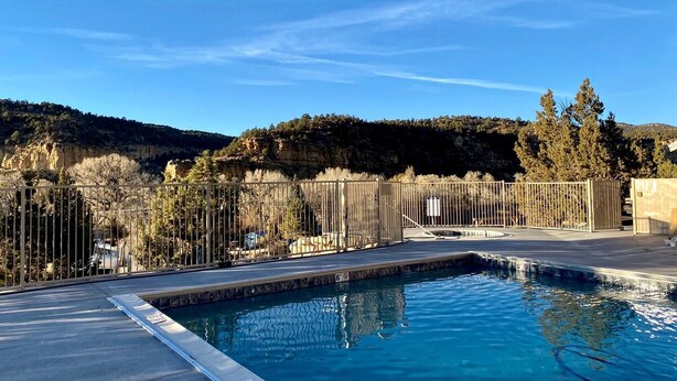Pool - Picturesque Zion Glamping in a Yurt Rental, Utah (Orderville)