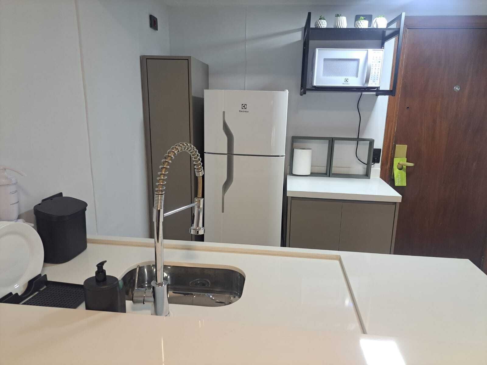 Suite Studio Confort, vue ville | Cuisine privée