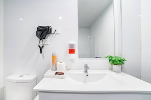 Quarto, 1 quarto, acessível | Banheiro