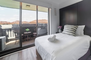 Quarto, 1 quarto, acessível | Sacada