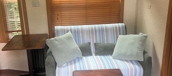 Cozy 2-bedroom cabin in campground